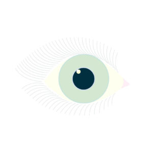 Illustration "Auge" Komputer technik