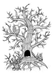 Illustration "Traumbaum" Traum Baum