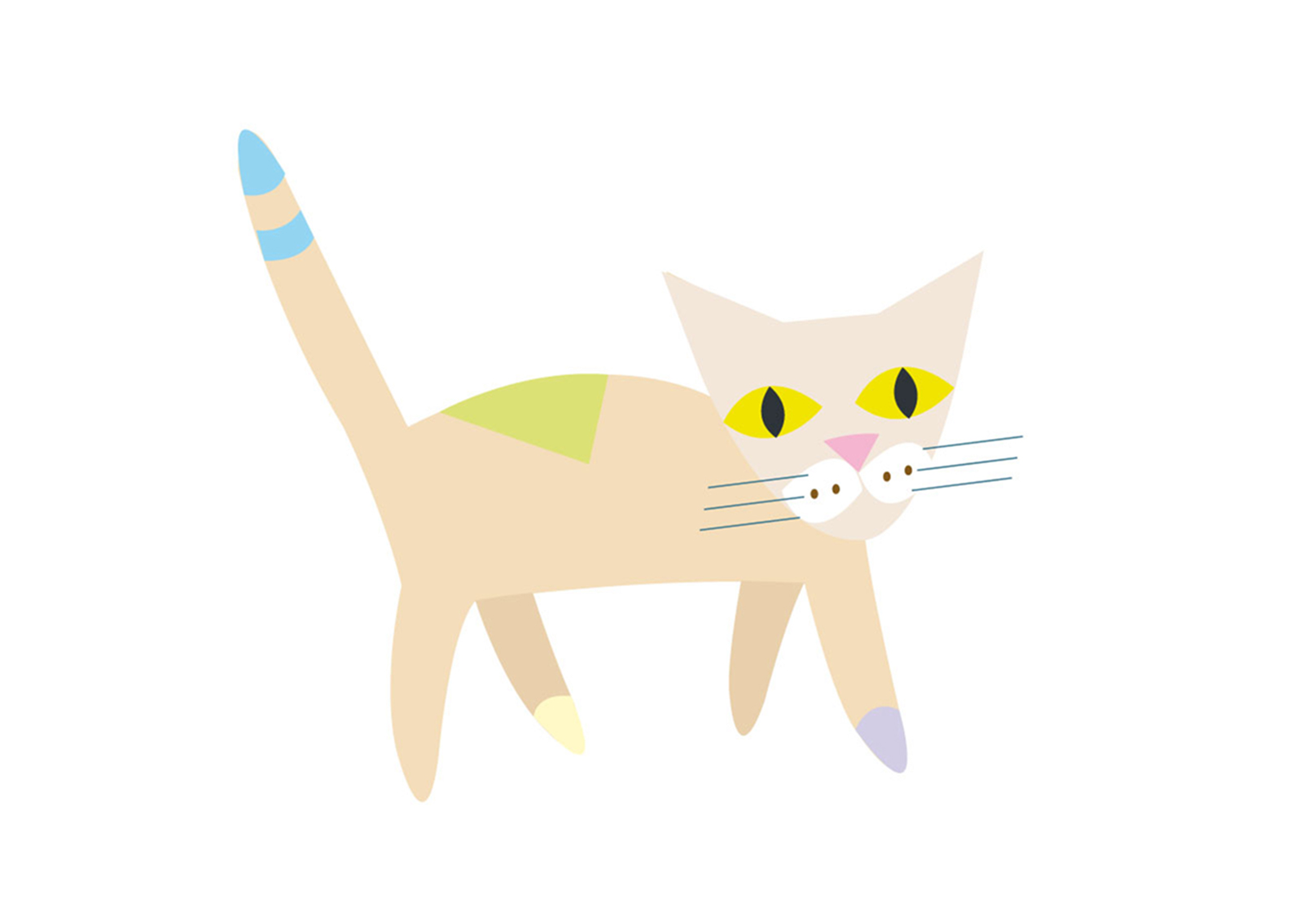 Illustration "Cat walk"