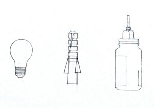 Gegenstands Zeichnen, Lampenbirne