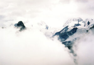Fotografie: Nebelberge - Abstieg "Matterhorn".